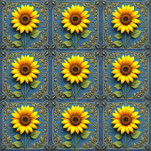 Zonovergoten Sereniteit Tegeltje