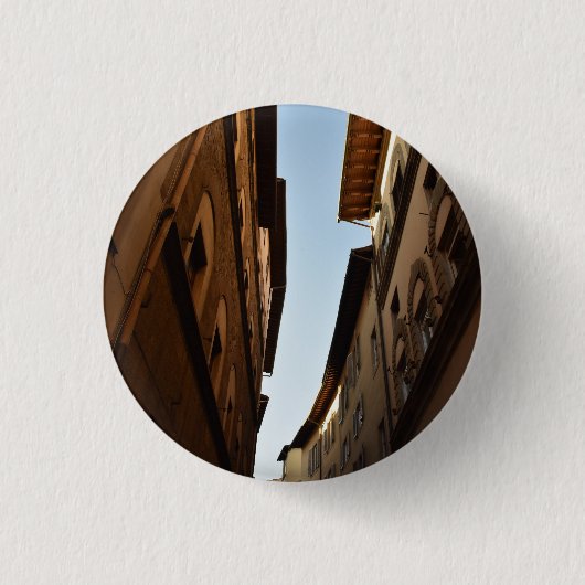 Zonovergoten Straat Ronde Button 3,2 Cm (Voorkant)