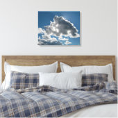 Zonovergoten Wolken Onder Open Lucht Canvas Afdruk (Insitu (Slaapkamer))