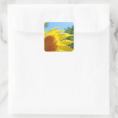 Zonovergoten Zonnebloem stickers zegels Personalis (Tas)