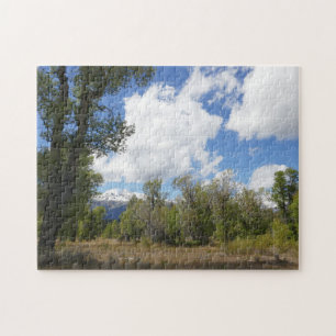 Zonoverzicht van Grand Teton Mountain Legpuzzel