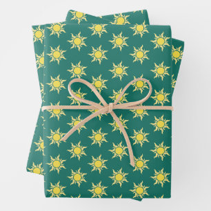Zonpatroon Inpakpapier Set Vel