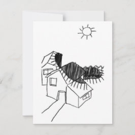 Zon's Schaduw - Een studie - 4 RSVP Kaartje