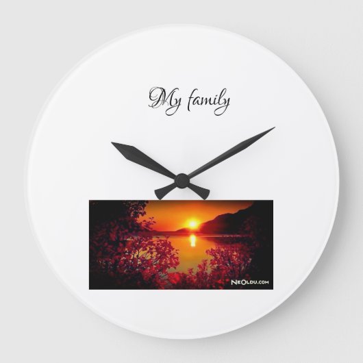 zonsonderbreking grote klok (Voorkant)