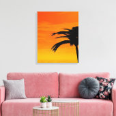 Zonsondergang 1-4 canvas afdruk (Insitu (Woonkamer))