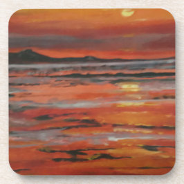 zonsondergang 3 bier onderzetter