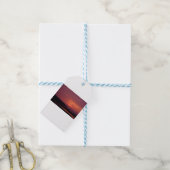 zonsondergang 3 cadeaulabel (Met Touw)