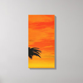 Zonsondergang 4-4 canvas afdruk