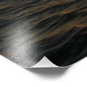 Zonsondergang aan de Golf Foto Afdruk (Hoek)