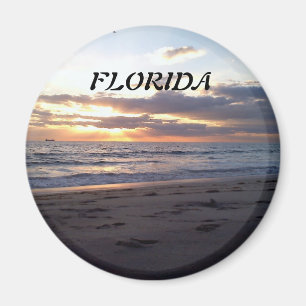 Zonsondergang aan de Golf van Florida Magneet