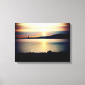 Zonsondergang aan het Bovenmeer | Canvas Afdruk (Voorkant)