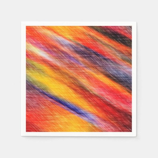 Zonsondergang Abstracte kleur servetten (Voorkant)