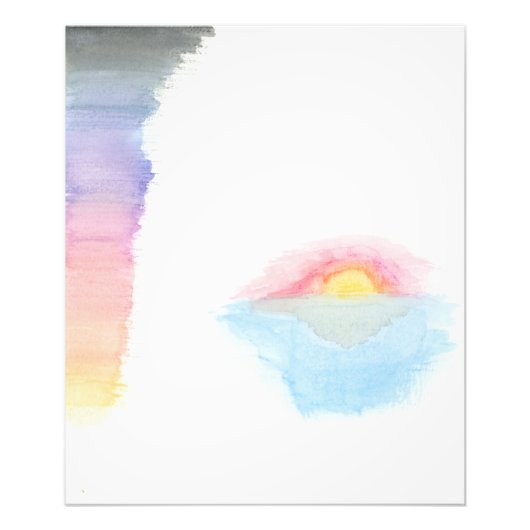 Zonsondergang Afdruk (Voorkant)
