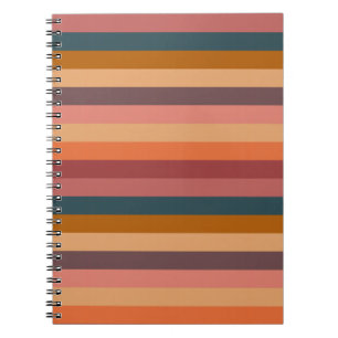  Zonsondergang Aquarel Strepen  Notitieboek