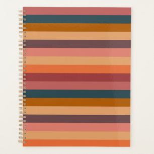  Zonsondergang Aquarel Strepen   Planner