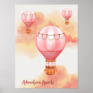 Zonsondergang Avontuur Wacht Poster