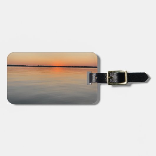 Zonsondergang Bagage Label (Voorkant horizontaal)