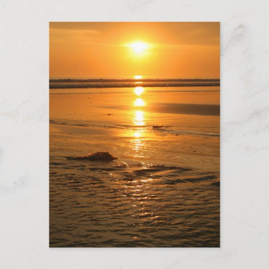 Zonsondergang Bali Briefkaart (Voorkant)