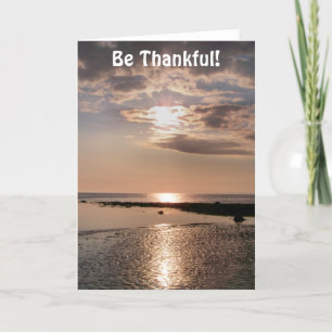 ZONSONDERGANG BEDANKKAART