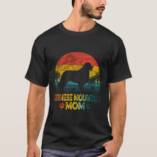 zonsondergang Berner Berner Berghond Moeder D T-shirt