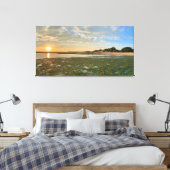 Zonsondergang bij Calatagan Canvas Afdruk (Insitu (Slaapkamer))