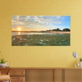 Zonsondergang bij Calatagan Canvas Afdruk (Insitu (Woonkamer))