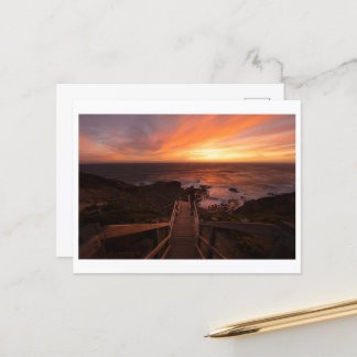 Zonsondergang bij Cape Schanck Briefkaart