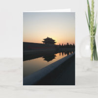 Zonsondergang bij de Verboden Stad - (de Groet van
