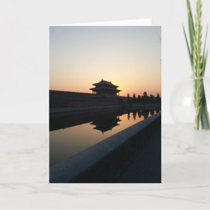 Zonsondergang bij de Verboden Stad - (de Groet van Kaart