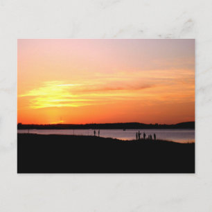 Zonsondergang bij Fort Fisher Originele fotografie Briefkaart