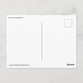 Zonsondergang bij het Beach II Briefkaart (Achterkant)