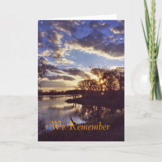 Zonsondergang bij het meer1 kaart