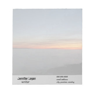 zonsondergang bij het meer Kingston, Ontario, bij  Notitieblok