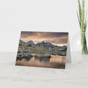 Zonsondergang bij het Meer van de Piramide Kaart