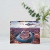 Zonsondergang bij Horsehoe Bend Briefkaart (Staand voorkant)
