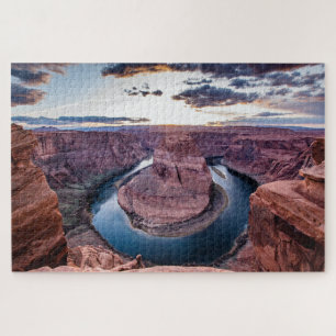 Zonsondergang bij Horsehoe Bend Legpuzzel