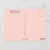 Zonsondergang bij Iles de los Republic of Guinea Briefkaart (Achterkant)