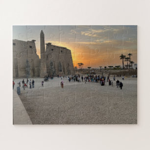 Zonsondergang bij Luxor Legpuzzel
