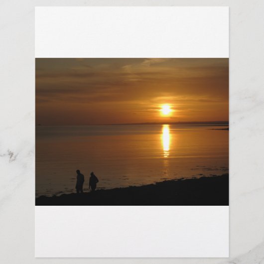 Zonsondergang bij Renville Flyer (Voorkant)