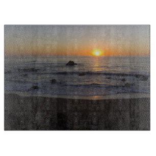 Zonsondergang bij San Simeon Snijplank