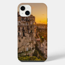 Zonsondergang bij Tropea, Italië