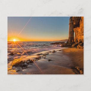 Zonsondergang bij Victoria Beach 2 Briefkaart