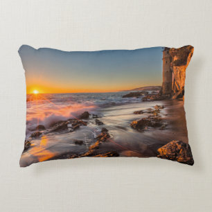 Zonsondergang bij Victoria Beach Decoratief Kussen