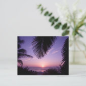Zonsondergang bij West End, Cayman Brac, Kaaimanei Briefkaart (Staand voorkant)