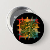 ZONSONDERGANG BLADE TROPISCH RONDE BUTTON 7,6 CM (Voorkant /achterkant)