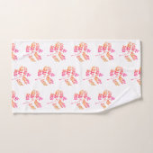 Zonsondergang bladeren bad handdoek (Handdoek)