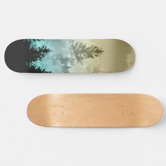 Zonsondergang Bos Droom #2 #dreamy #wall #art Skateboard (Horizontaal)