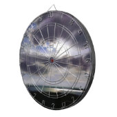 Zonsondergang boven het meer waterverf schilderij dartbord (Voorkant Rechts)