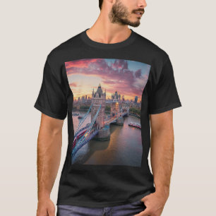 Zonsondergang boven Londen T-shirt