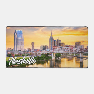 Zonsondergang boven Nashville, Tennessee, Verenigd Bureaumat
